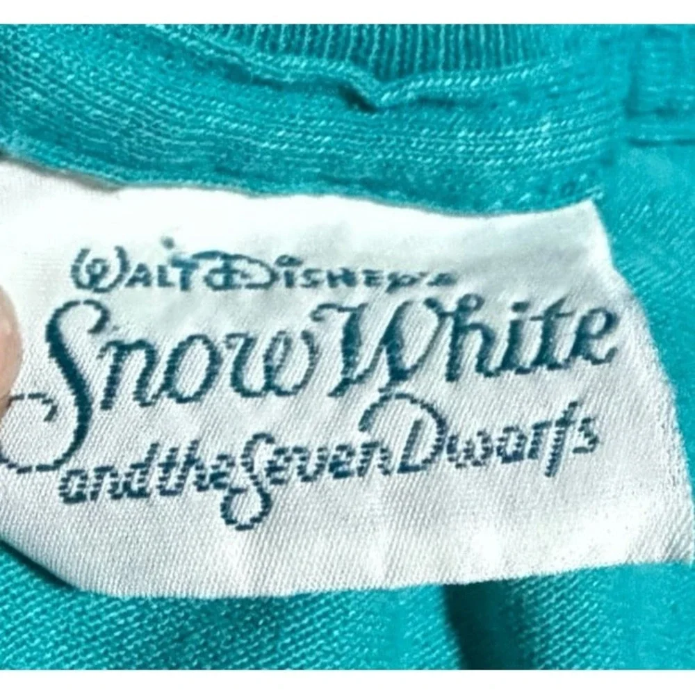 Vintage Disney Sleepy On Mondays Sleep Shirt Snow White Seven Dwarfs One Size